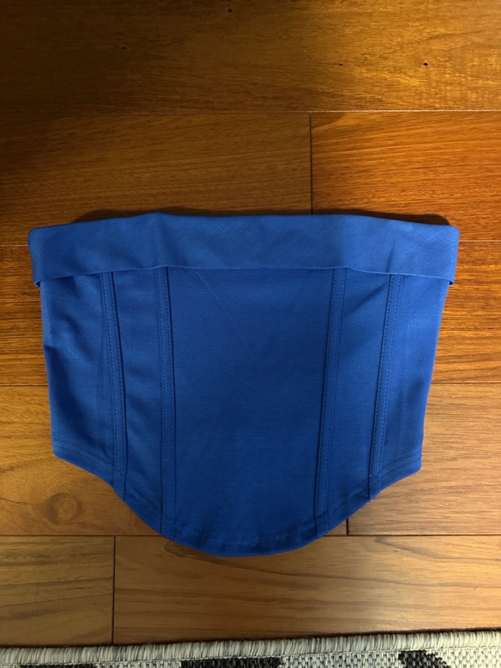 Amazon Royal Blue Strapless Bandeau Top